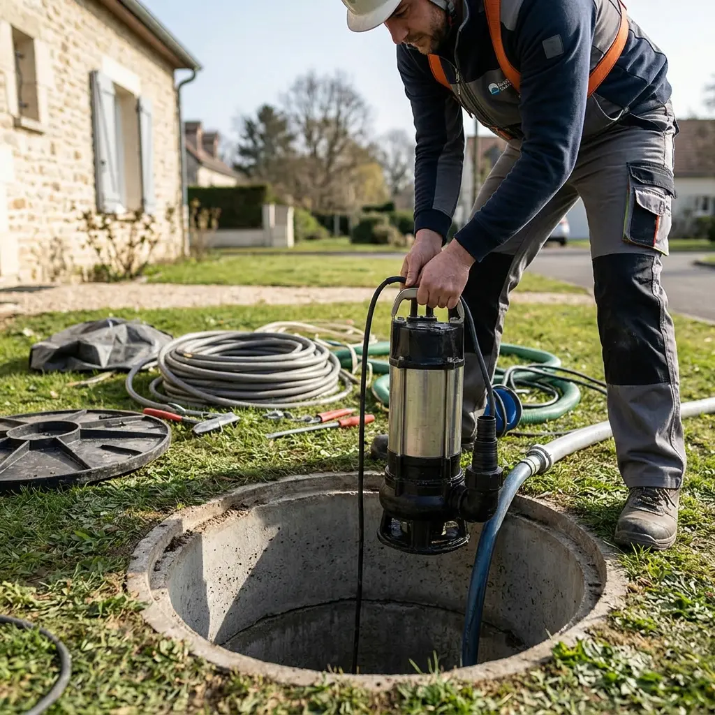 Installation pompe de relevage Belloy-en-France (95270)