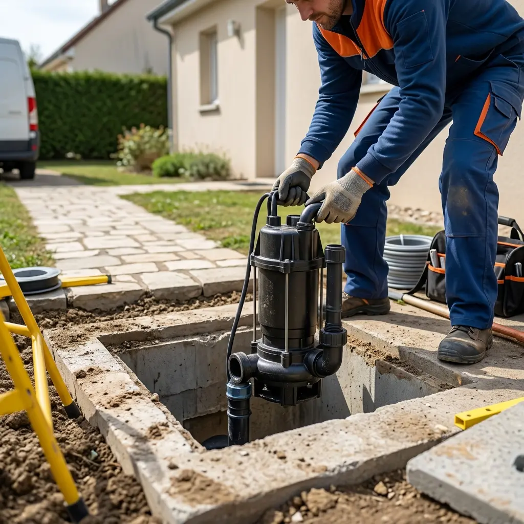 Installation pompe de relevage Chaumontel (95270)