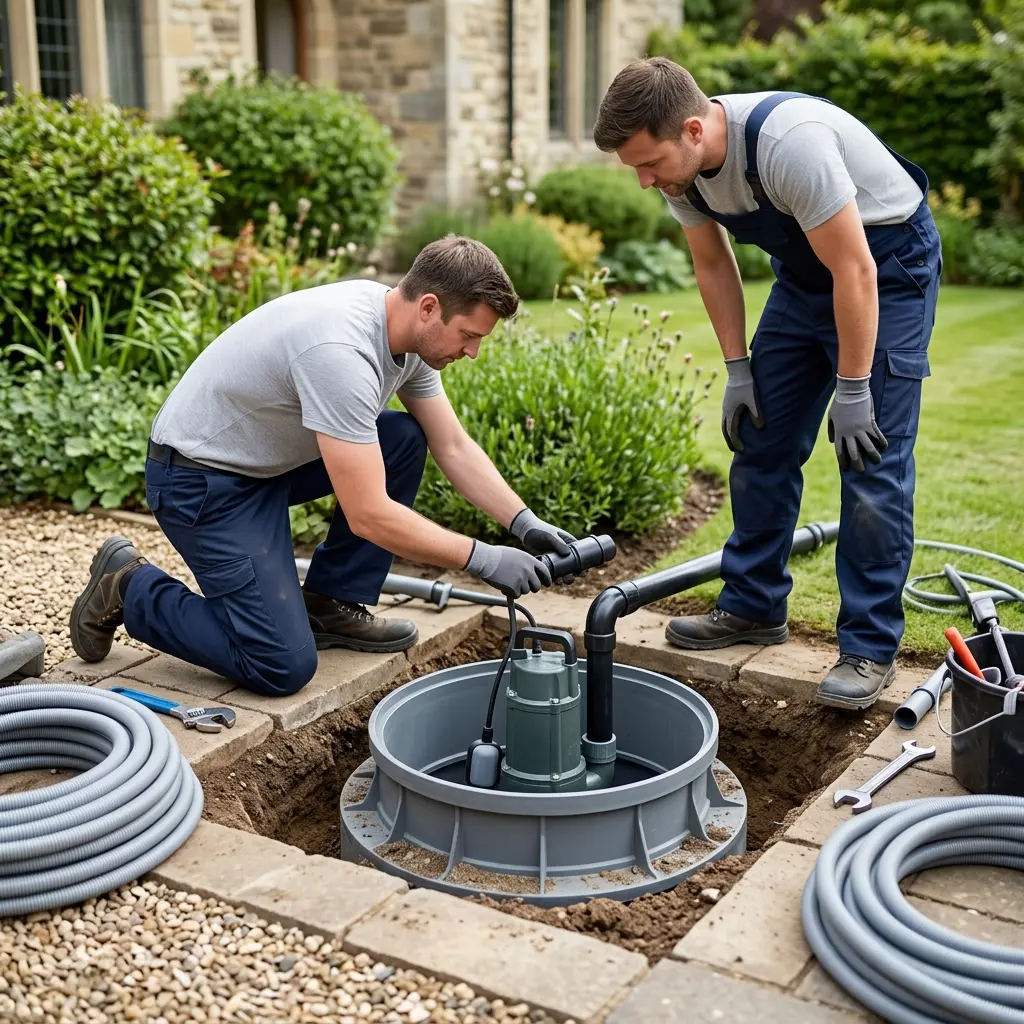 Installation pompe de relevage Luzarches (95270)