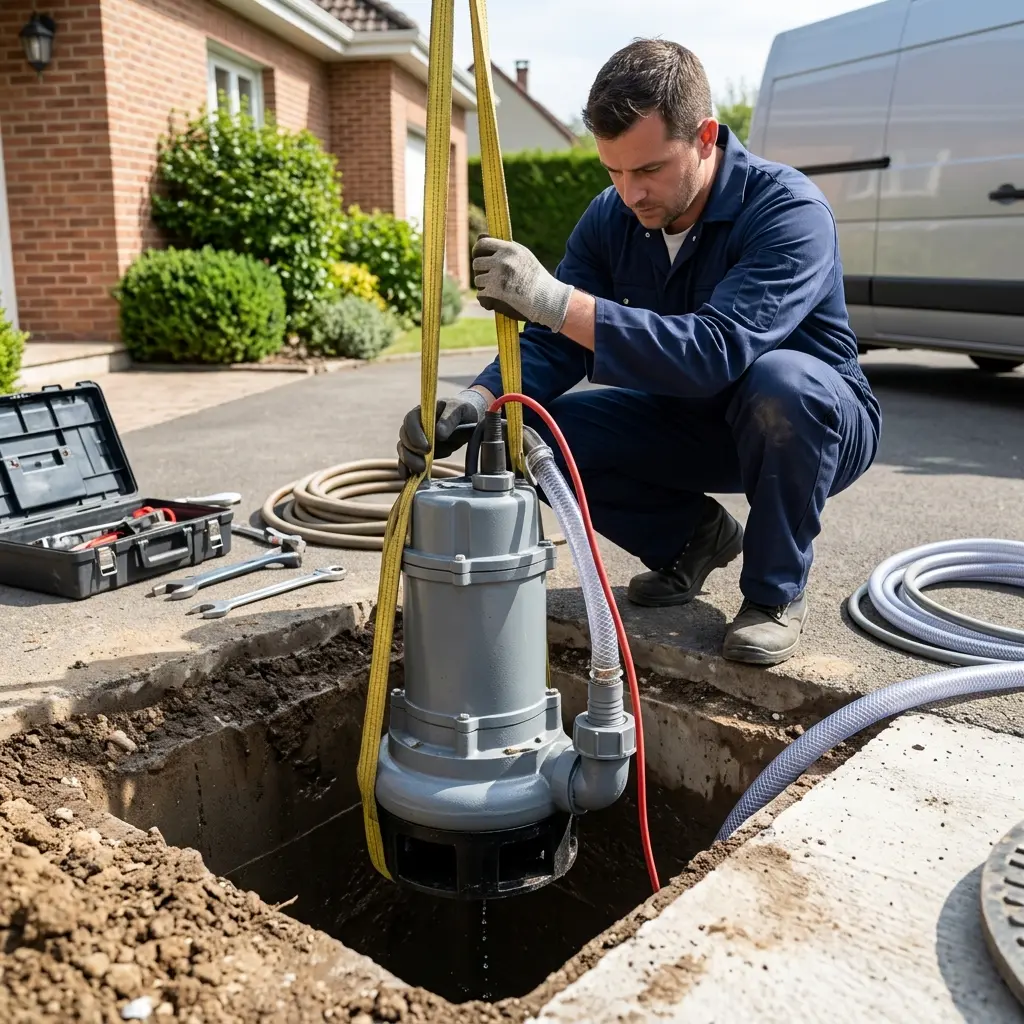 Installation pompe de relevage Domont (95330)