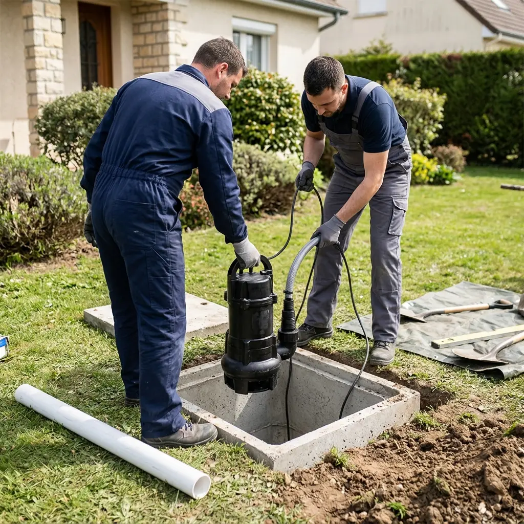 Installation pompe de relevage Montmagny (95360)