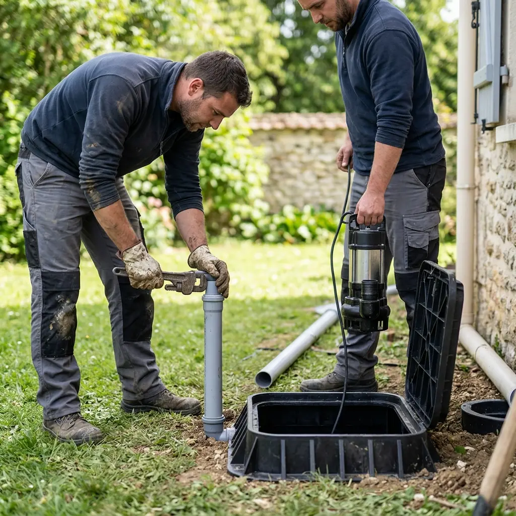 Installation pompe de relevage Vémars (95470)