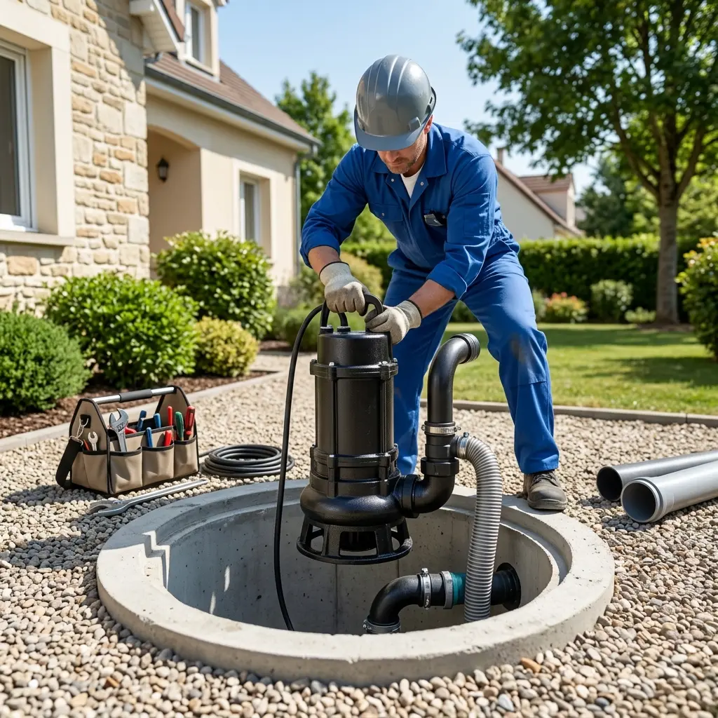 Installation pompe de relevage Vauréal (95490)