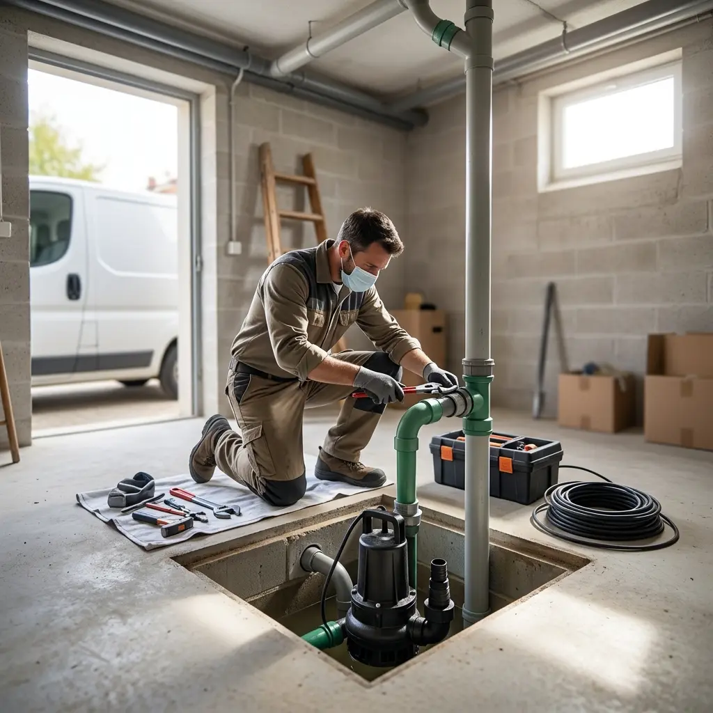 Installation pompe de relevage Gonesse (95500)