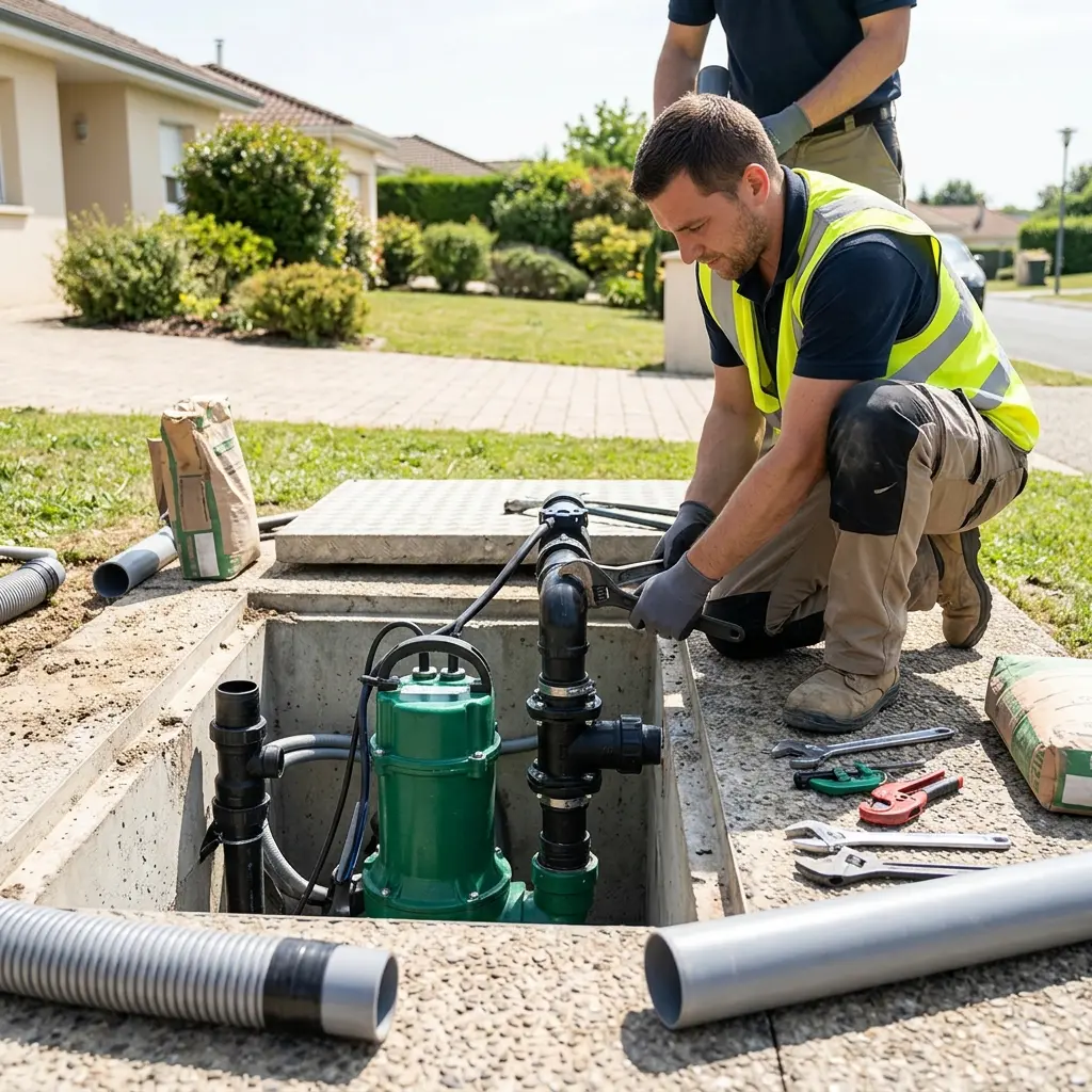 Installation pompe de relevage Montsoult (95560)