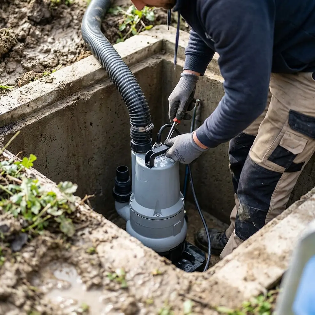 Installation pompe de relevage Bouffémont (95570)