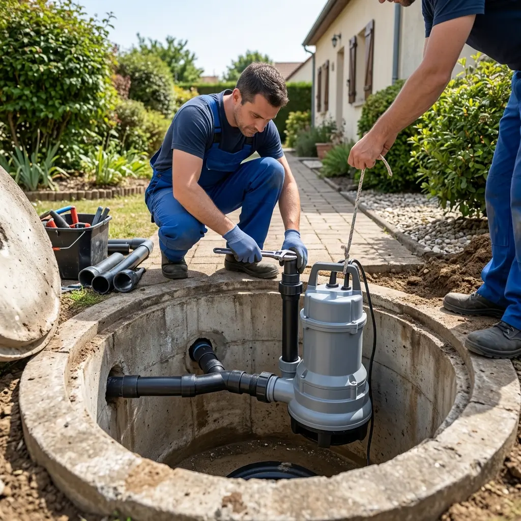 Installation pompe de relevage Andilly (95580)