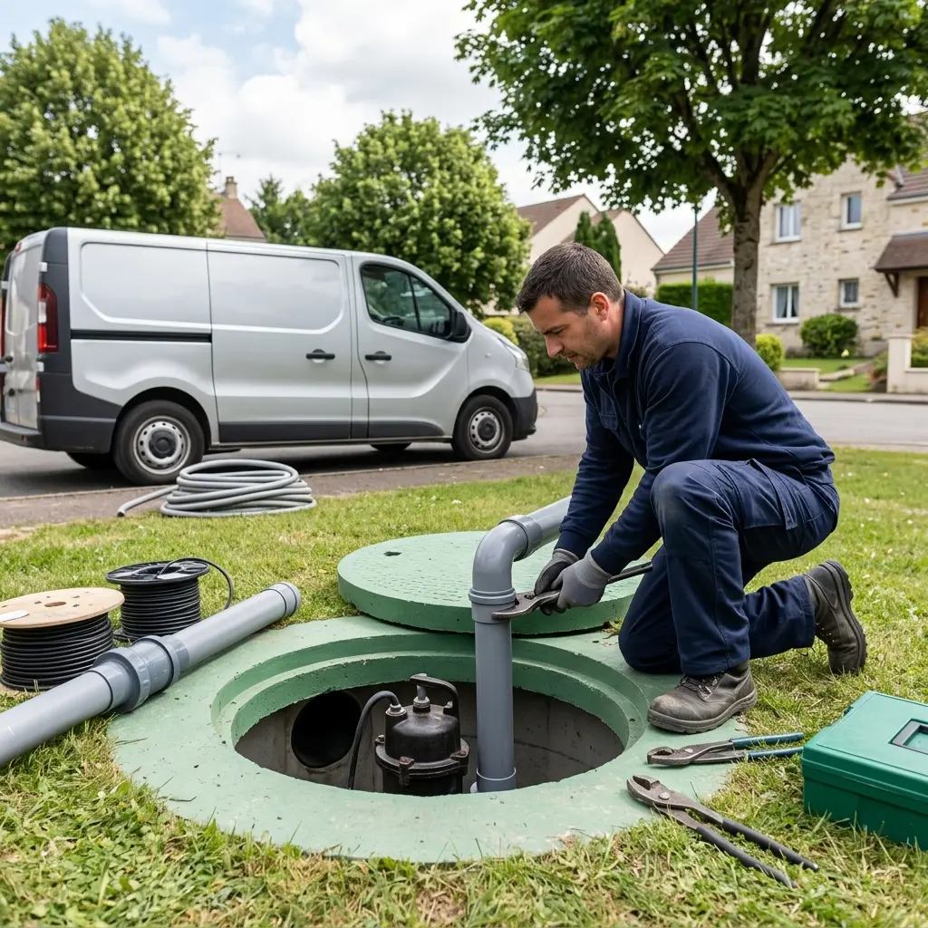 Installation pompe de relevage Margency (95580)