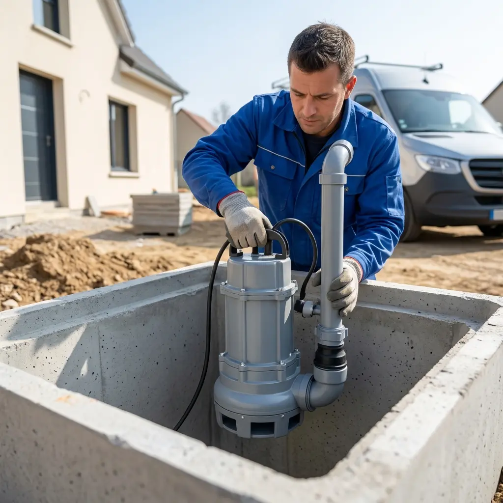 Installation pompe de relevage Presles (95590)