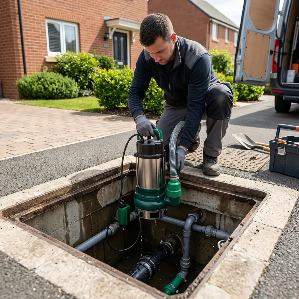 Installation pompe de relevage Éragny (95610)