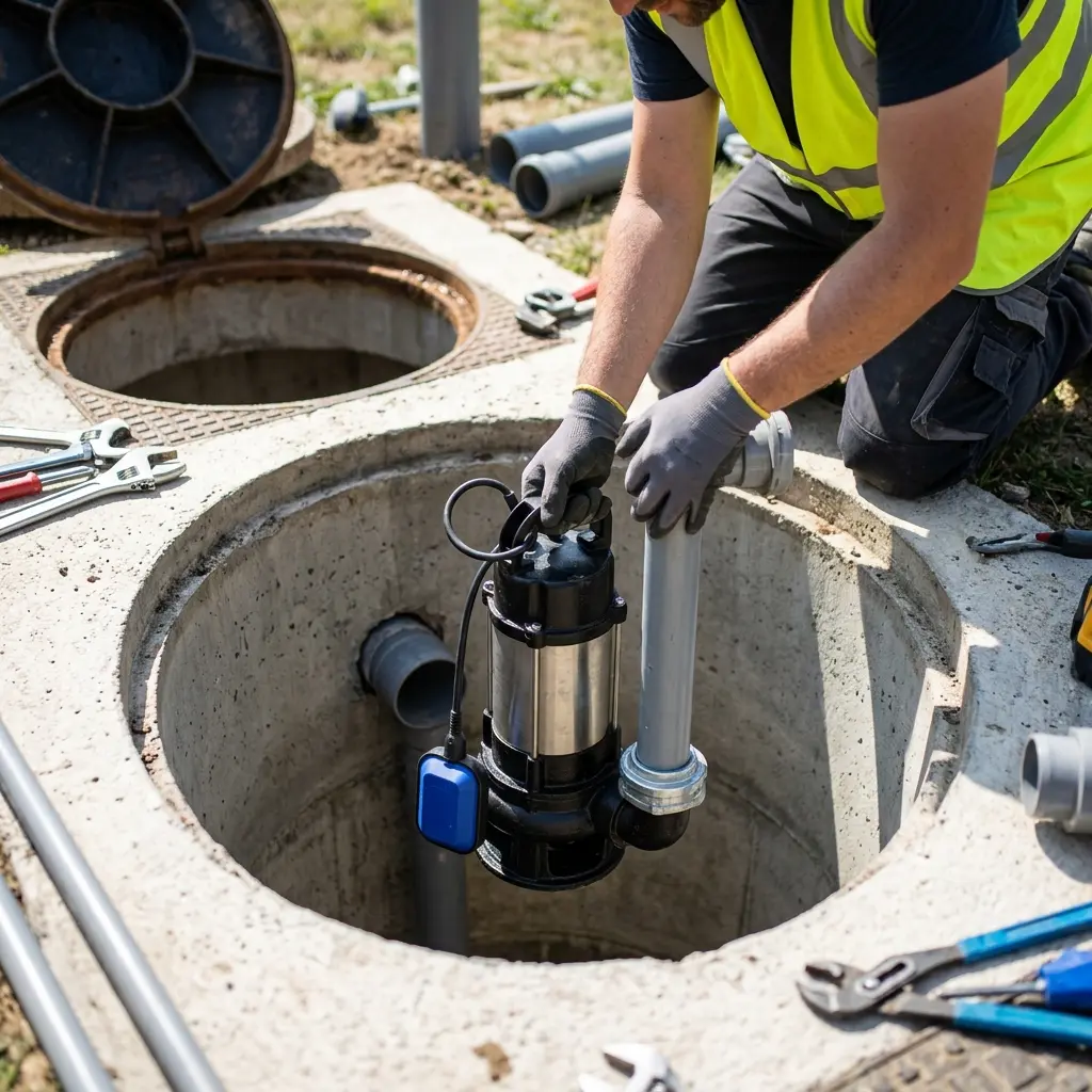 Installation pompe de relevage Parmain (95620)