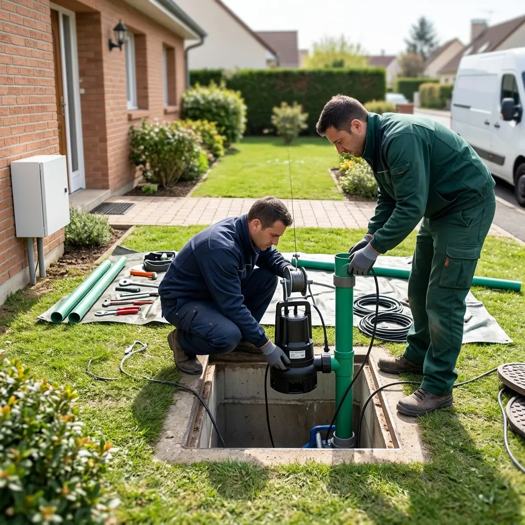 Installation pompe de relevage Mériel (95630)