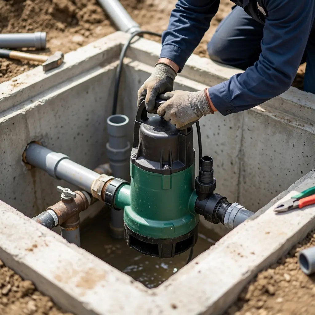 Installation pompe de relevage Marines (95640)