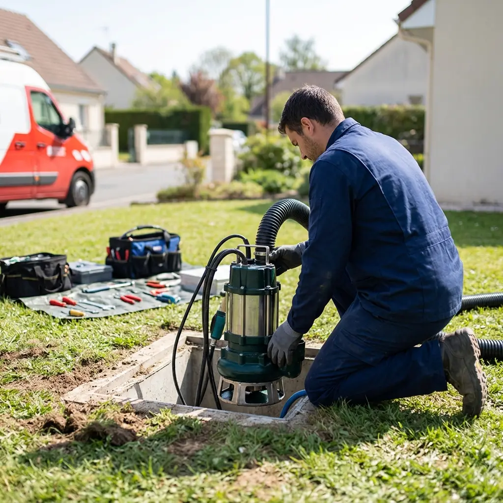 Installation pompe de relevage Boissy-l'Aillerie (95650)