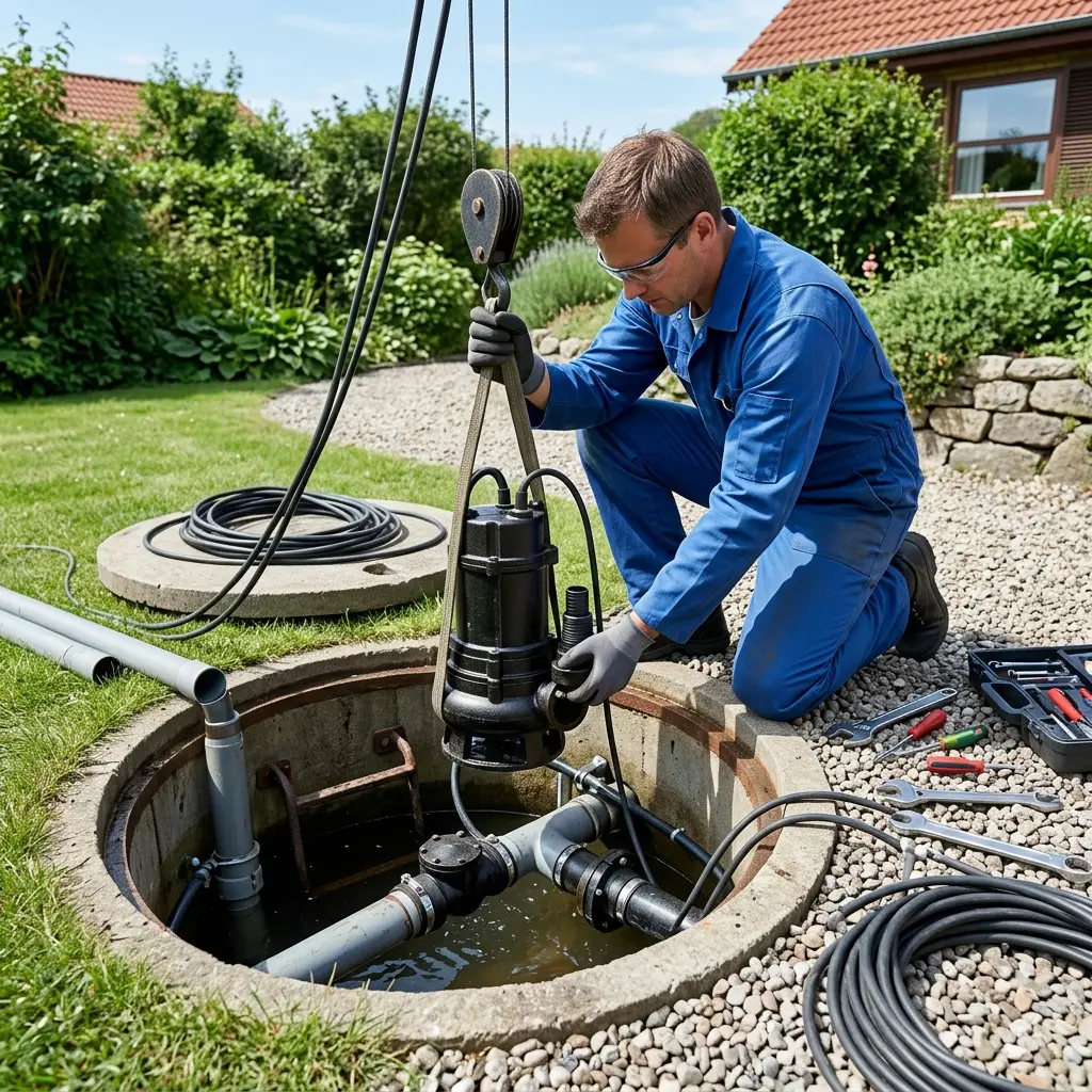 Installation pompe de relevage Champagne-sur-Oise (95660)