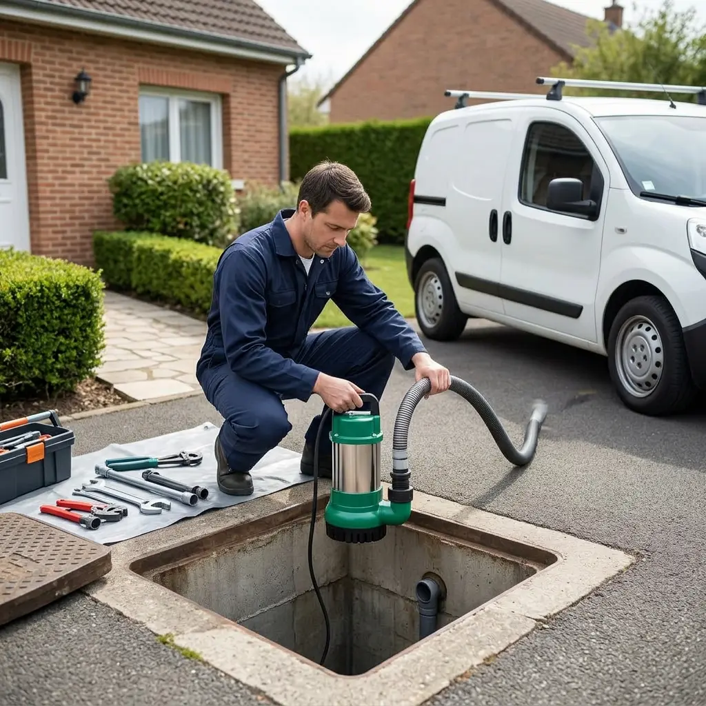 Installation pompe de relevage Marly-la-Ville (95670)