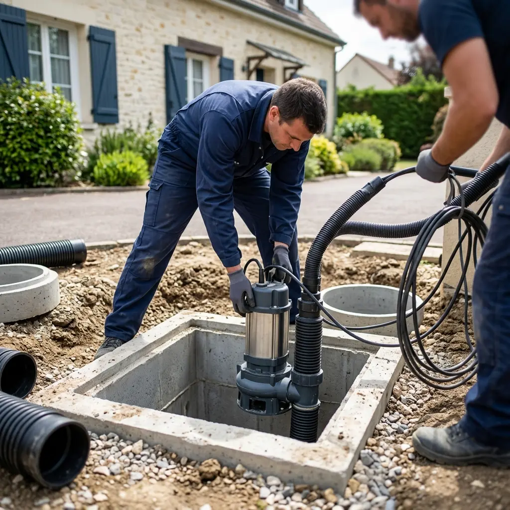 Installation pompe de relevage Montlignon (95680)