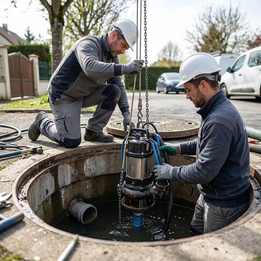 Installation pompe de relevage Roissy-en-France (95700)