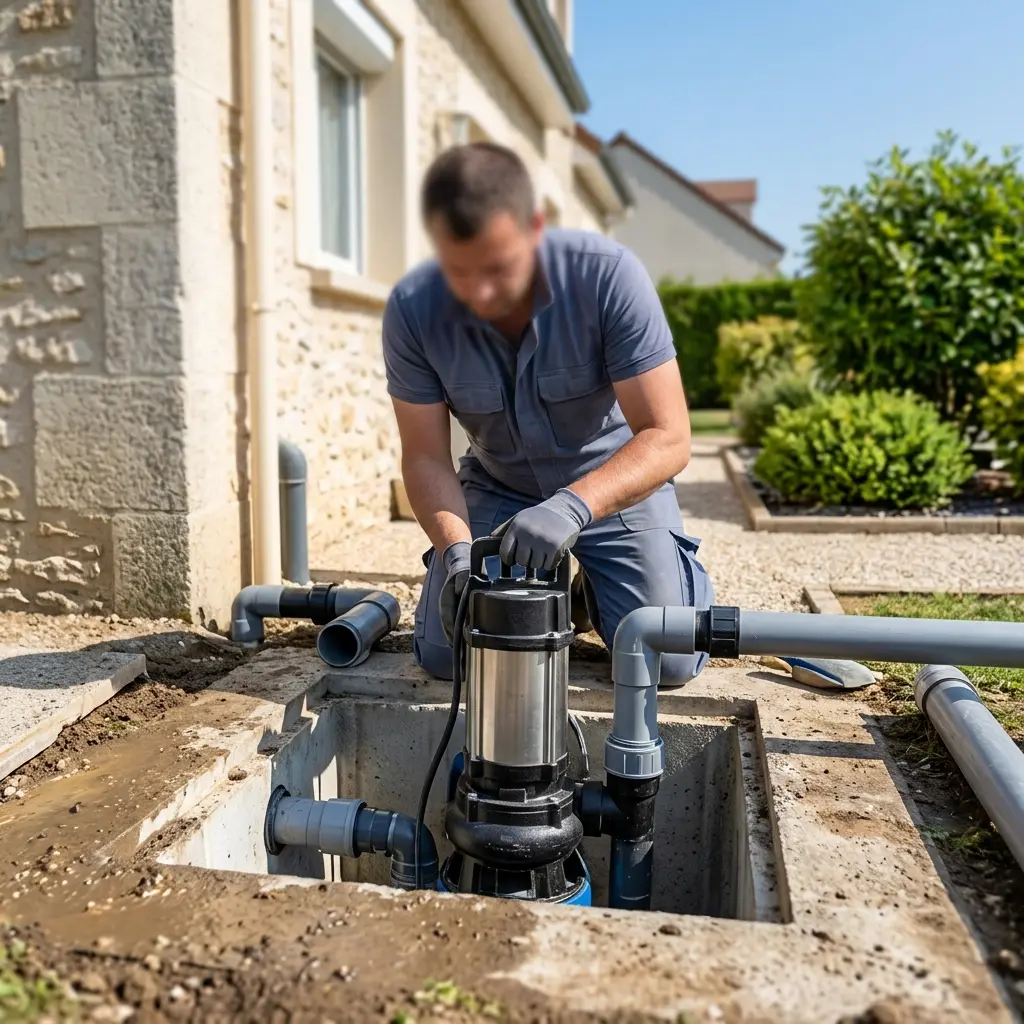 Installation pompe de relevage Frépillon (95740)
