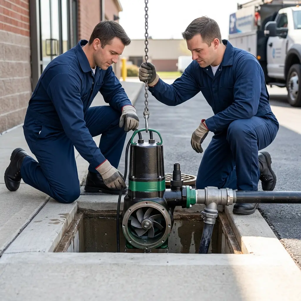 Installation pompe de relevage Enghien-les-Bains (95880)