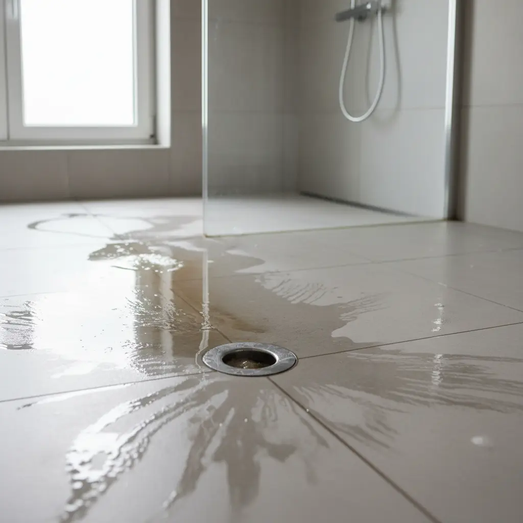 Refoulement d'eau dans les douches