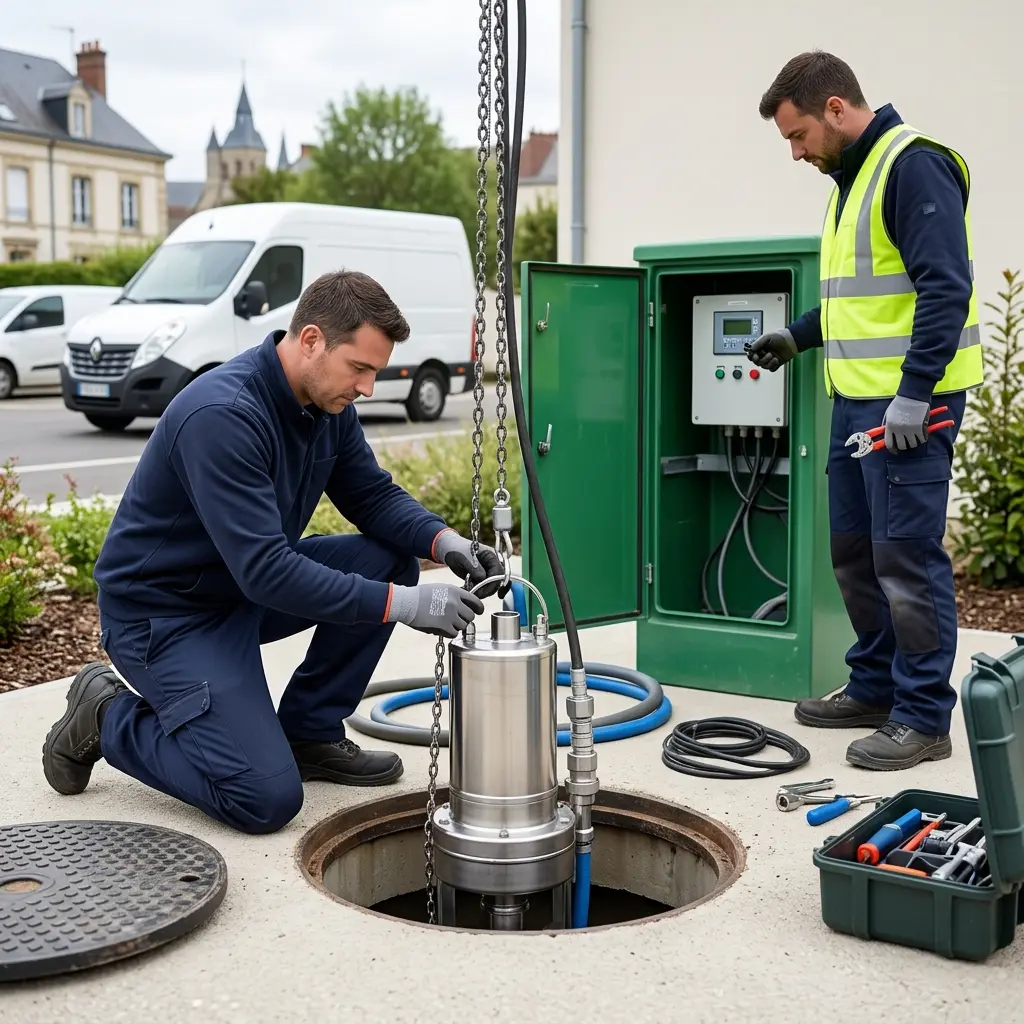 Pompe de relevage eaux usées Sedan (08200)
