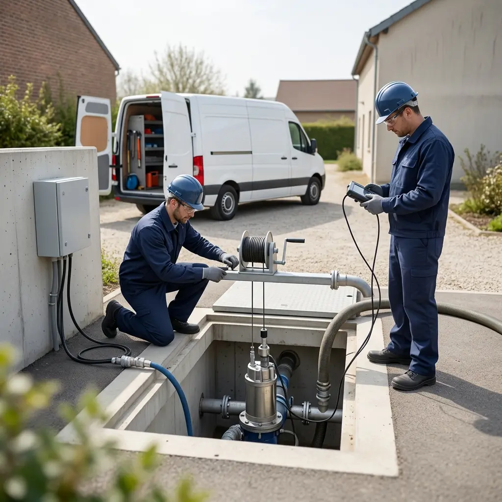 Pompe de relevage eaux usées Herserange (54440)