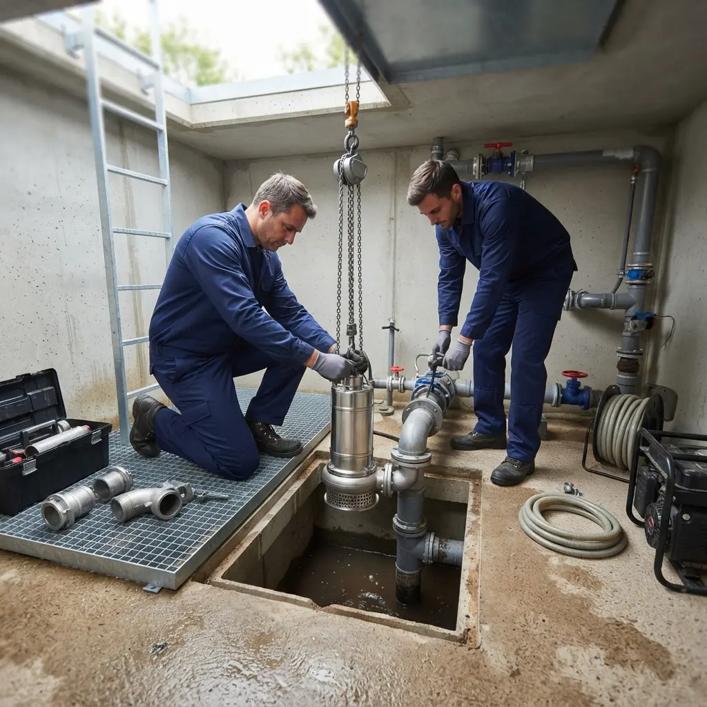 Pompe de relevage eaux usées Lay-Saint-Christophe (54690)