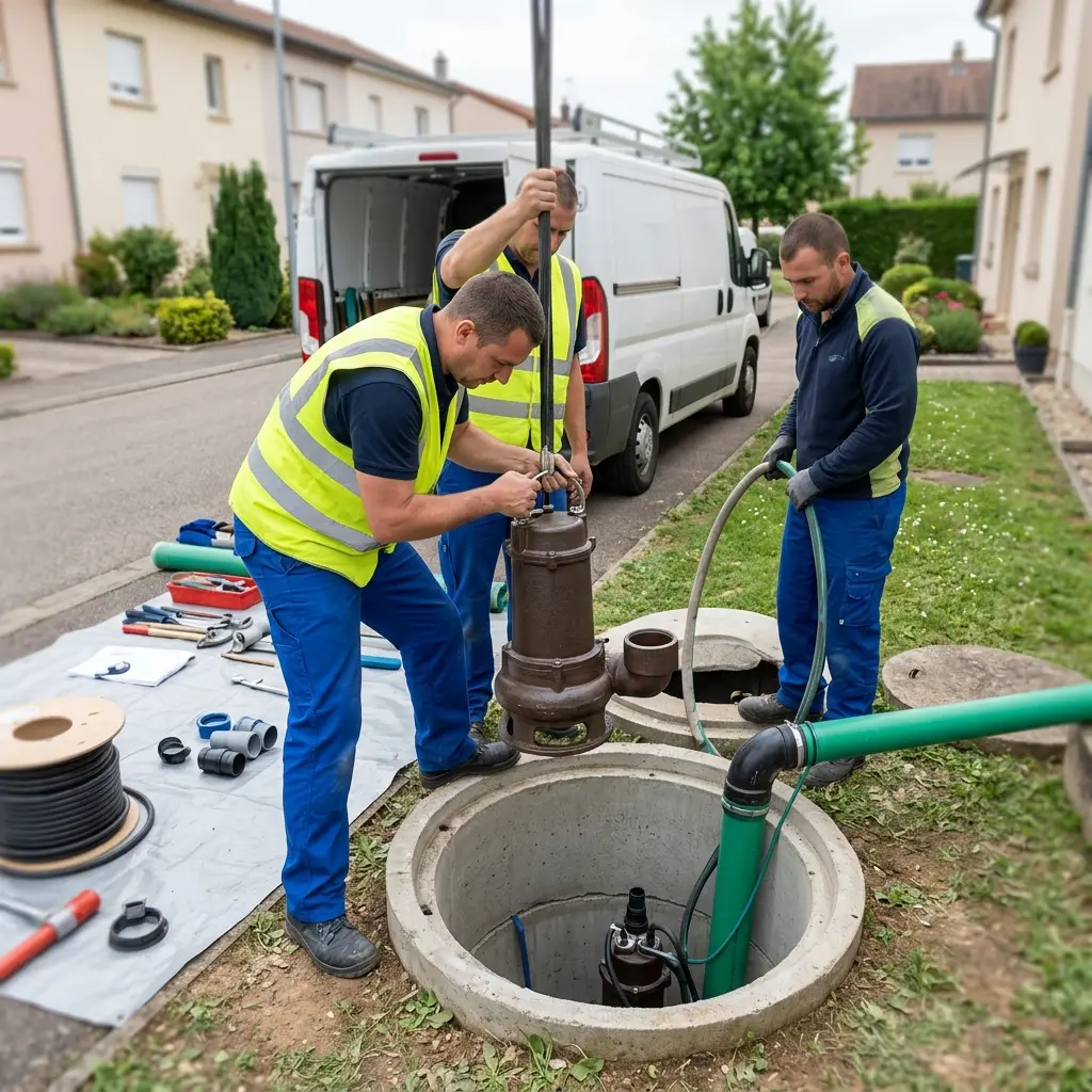 Une pompe de relevage fiable à Manom vous protège contre les désagréments