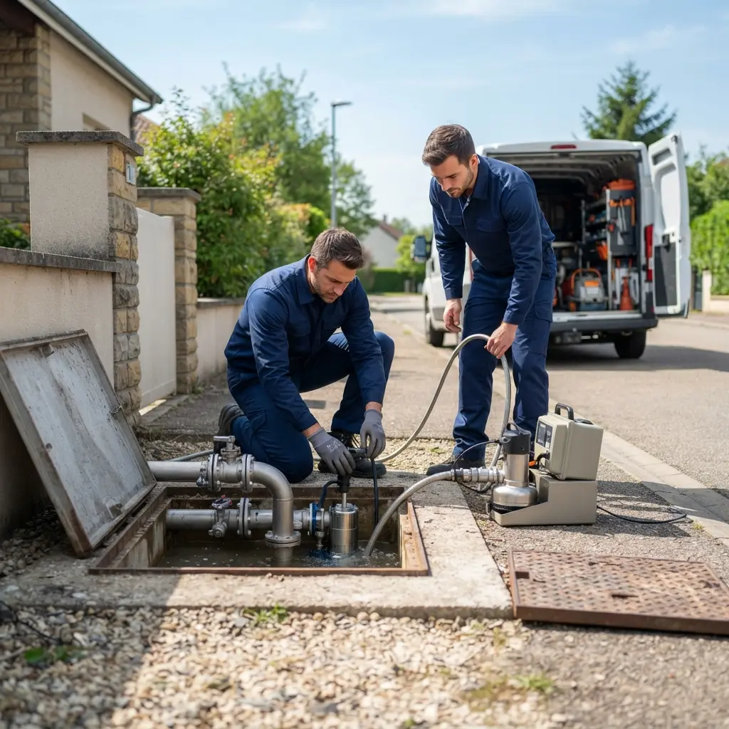 Pompe de relevage eaux usées Moulins-lès-Metz (57160)