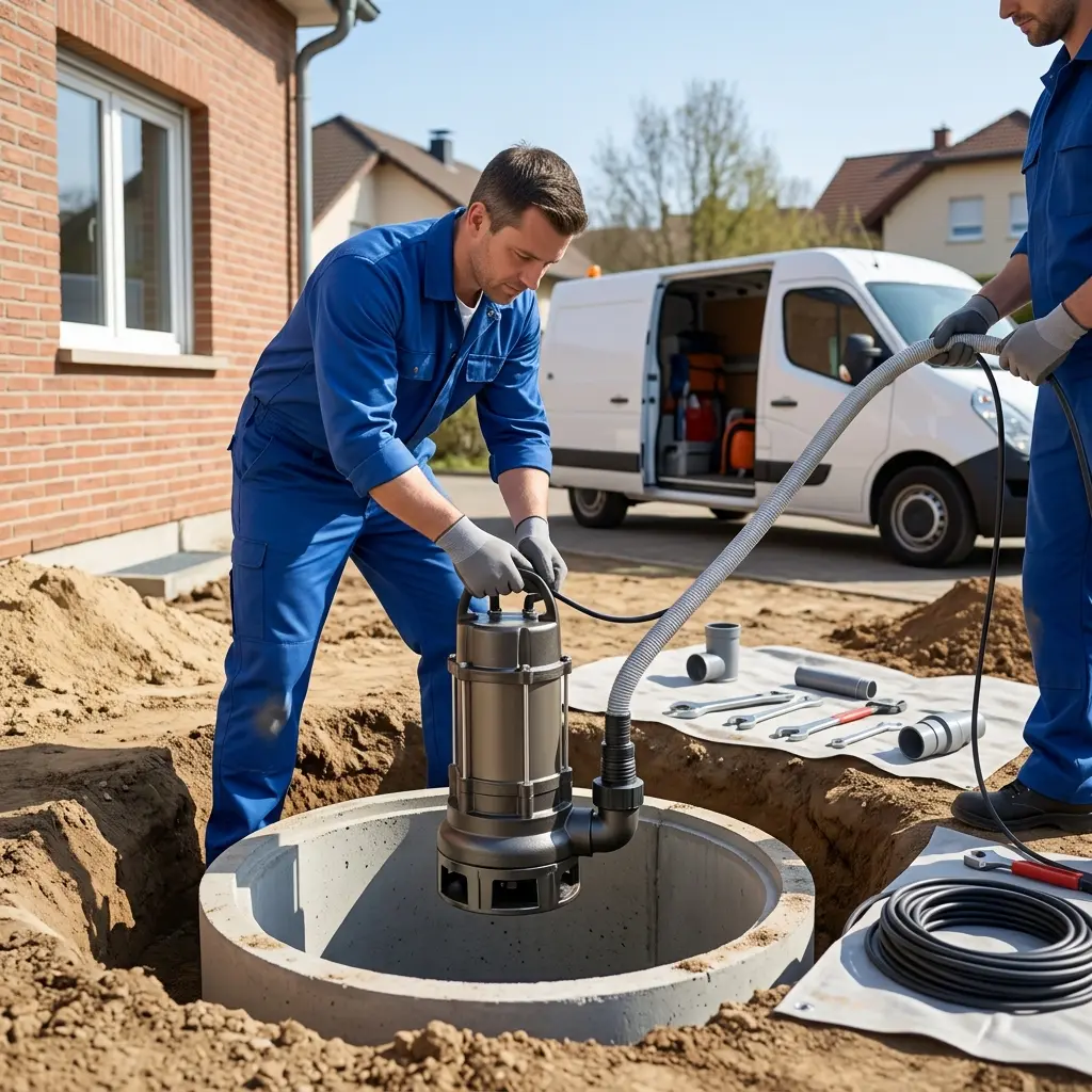 Pompe de relevage eaux usées Rurange-lès-Thionville (57310)