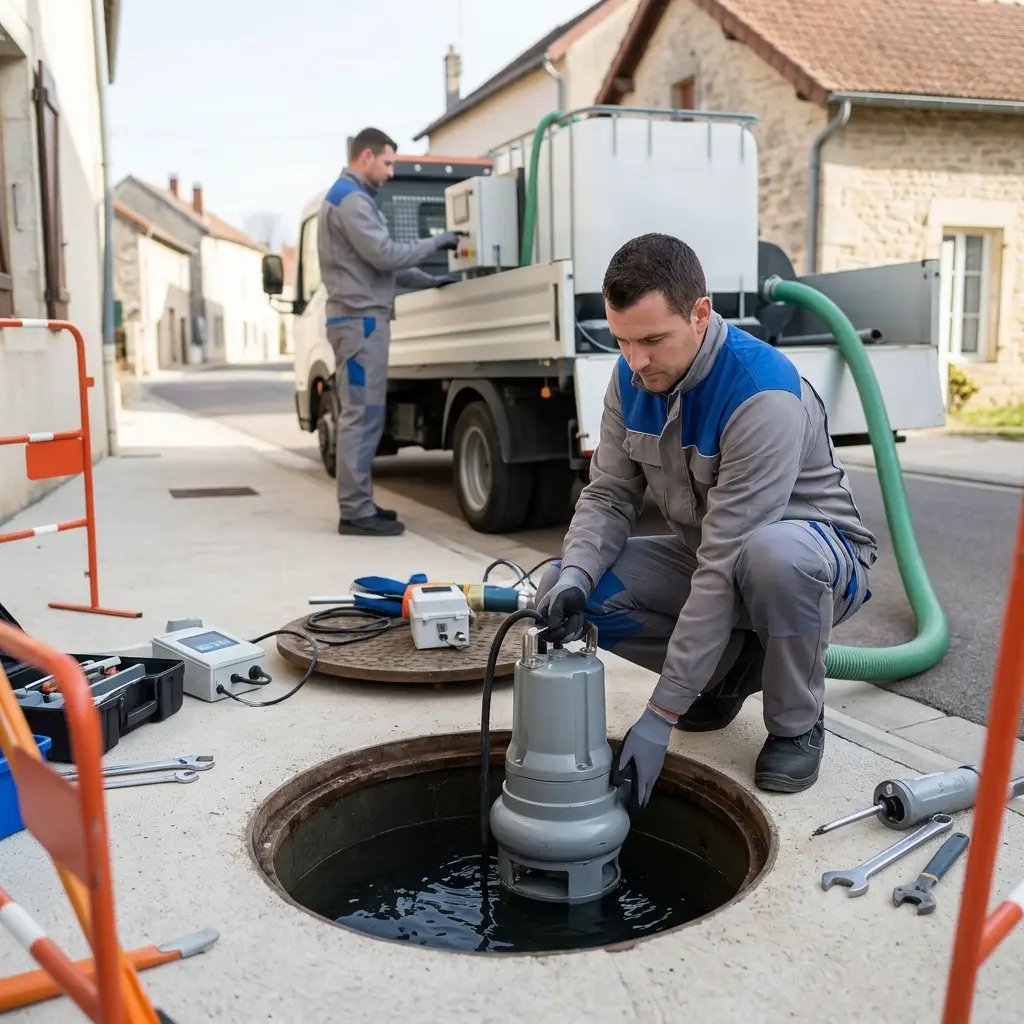 Comment se déroule l'intervention à Courcelles-Chaussy ?