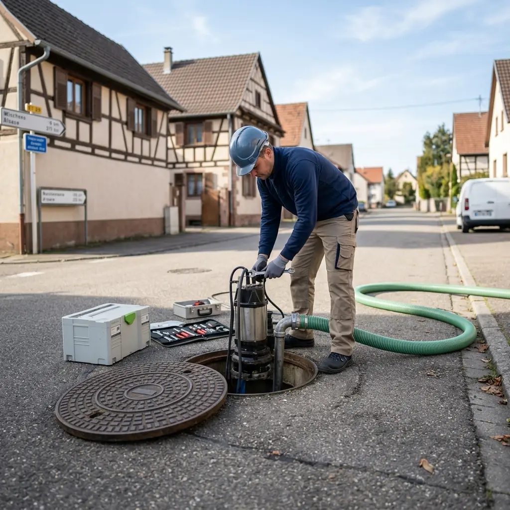 Bons réflexes à Wisches pour maintenir votre pompe de relevage sans panne