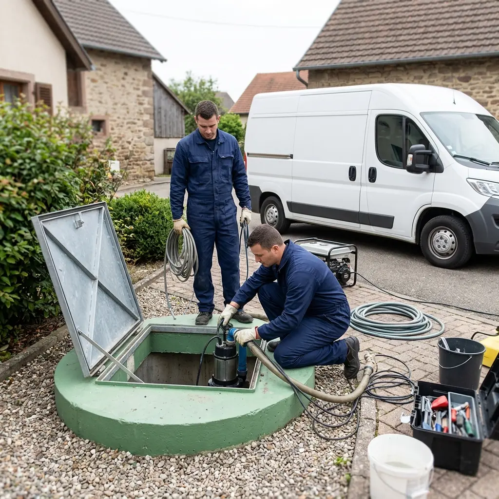 Pompe de relevage eaux usées Wisches (67130)