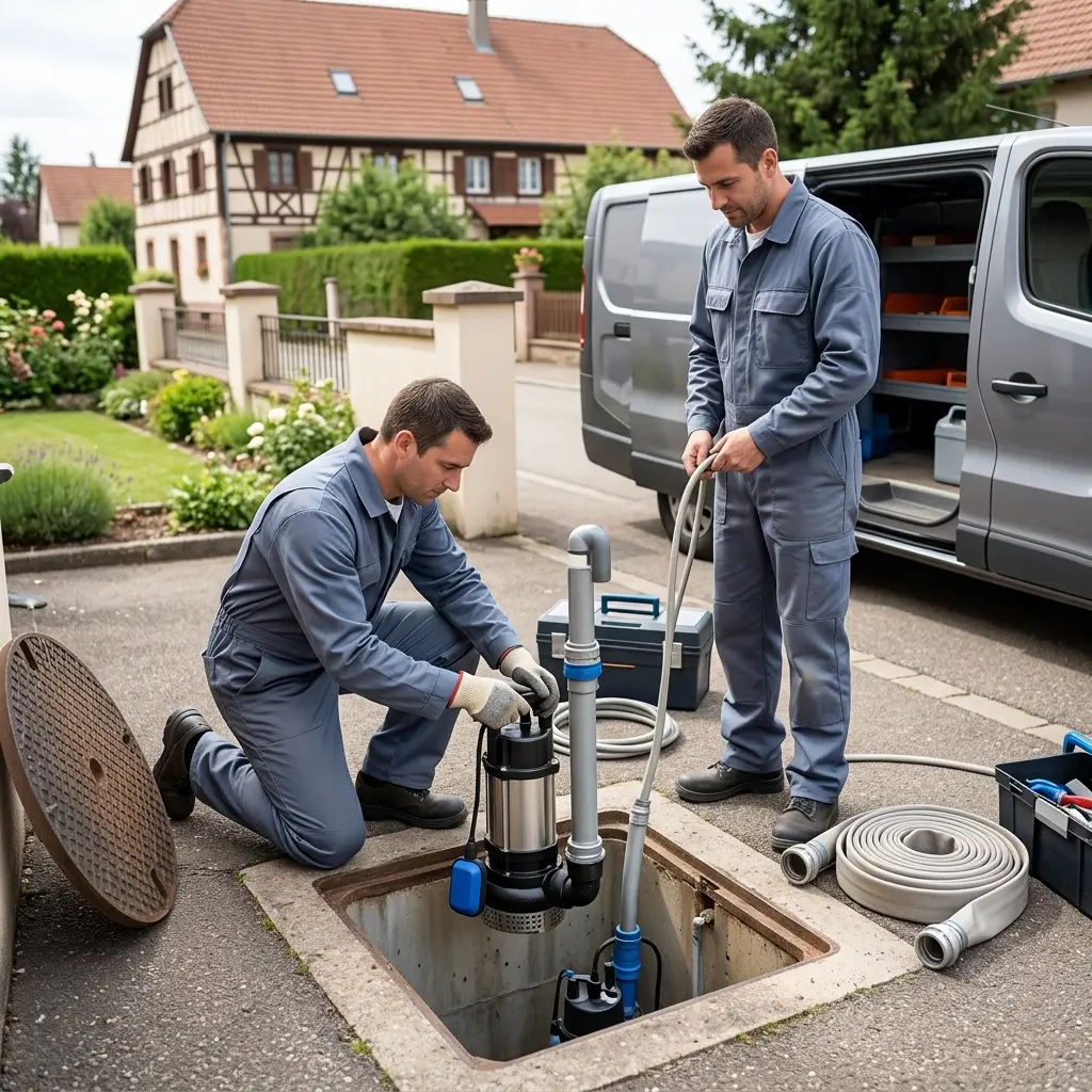 Pompe de relevage eaux usées Obernai (67210)