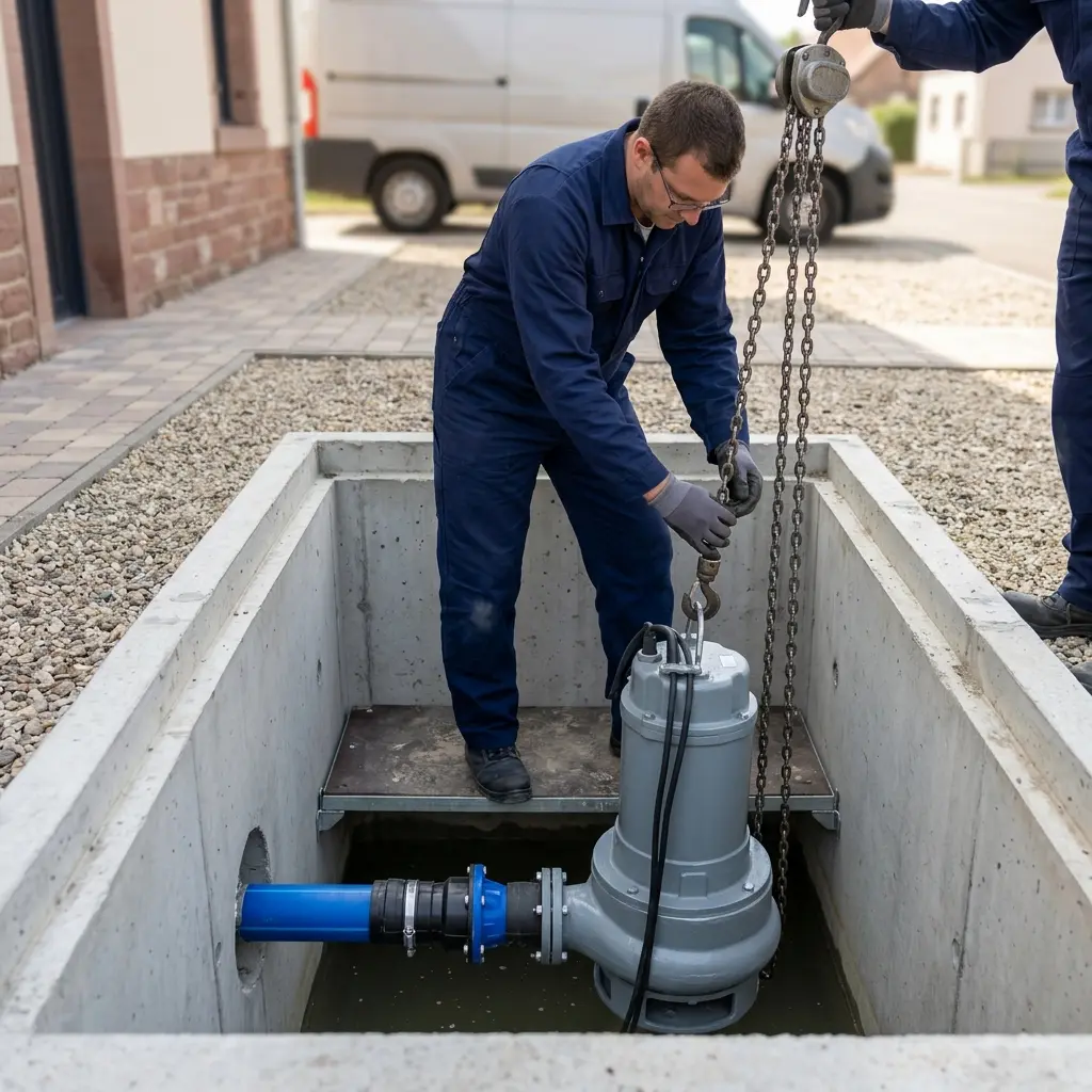 Pompe de relevage eaux usées Saverne (67700)