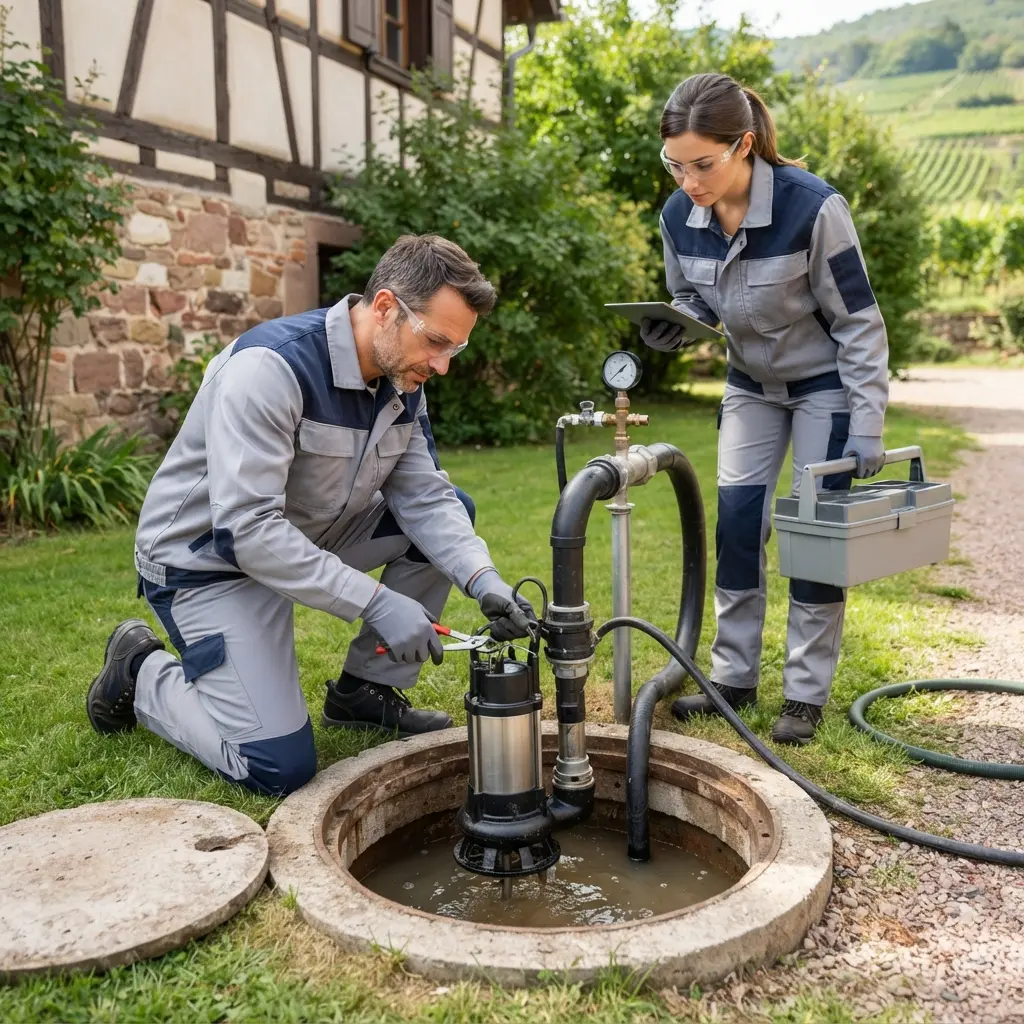 Pompe de relevage eaux usées Kaysersberg Vignoble (68240)