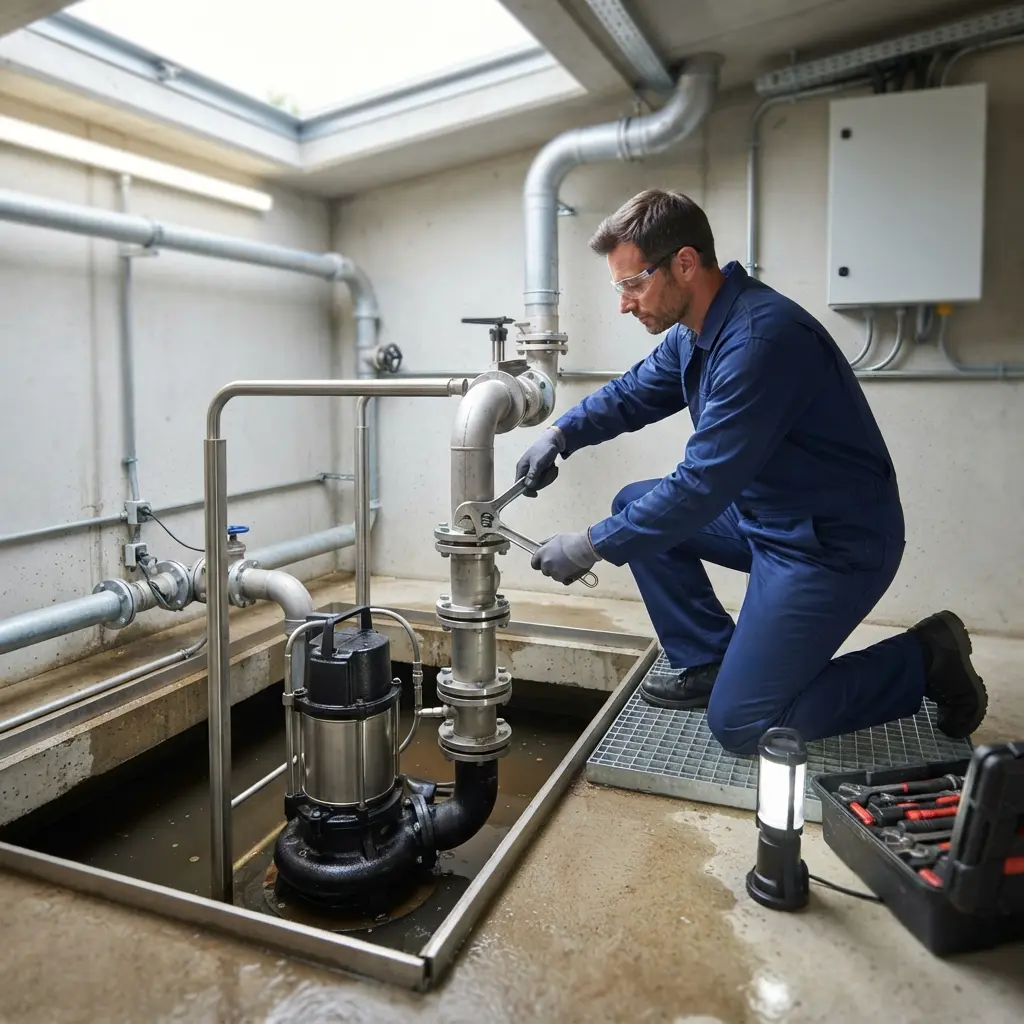 Pompe de relevage eaux usées Saint-Louis (68300)