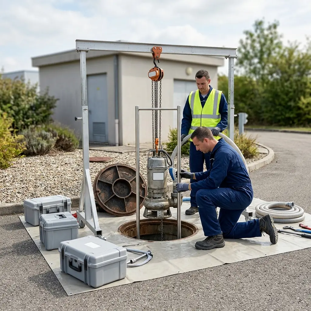 Pompe de relevage eaux usées Huningue (68330)