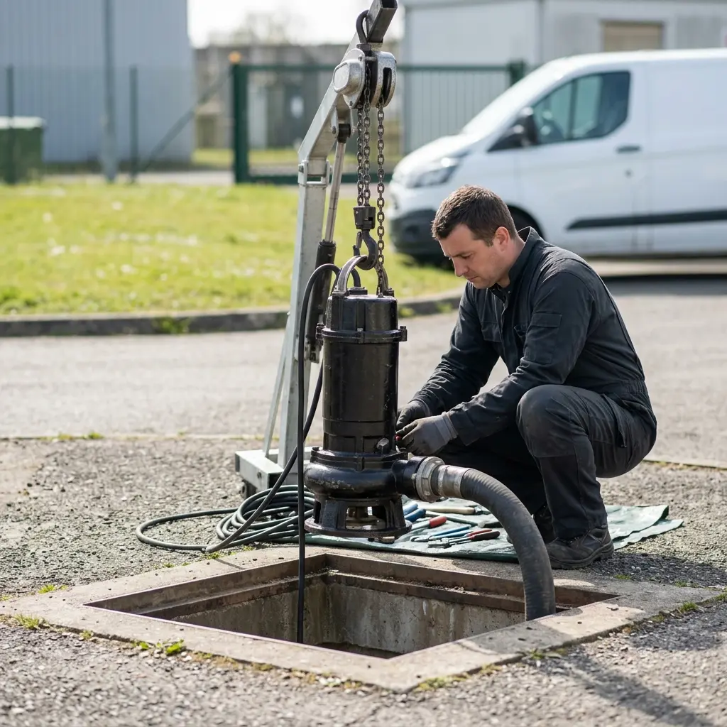Pompe de relevage eaux usées Lieusaint (77127)