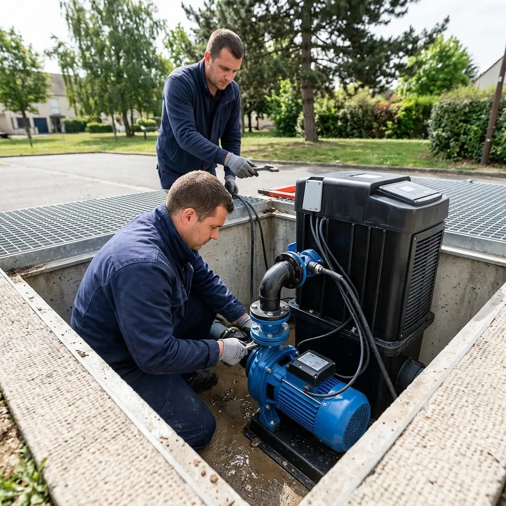 Pompe de relevage eaux usées Montévrain (77144)