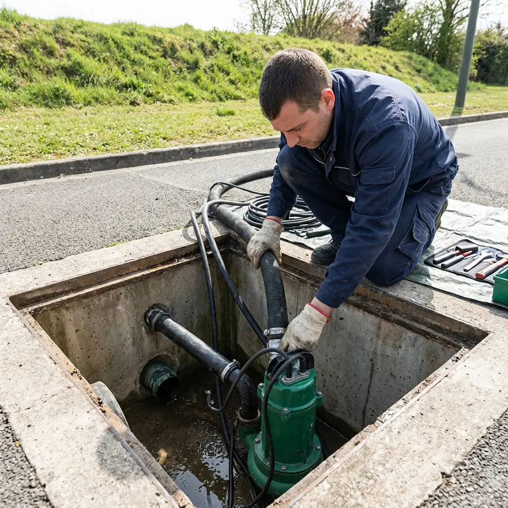 Pompe de relevage eaux usées Lésigny (77150)