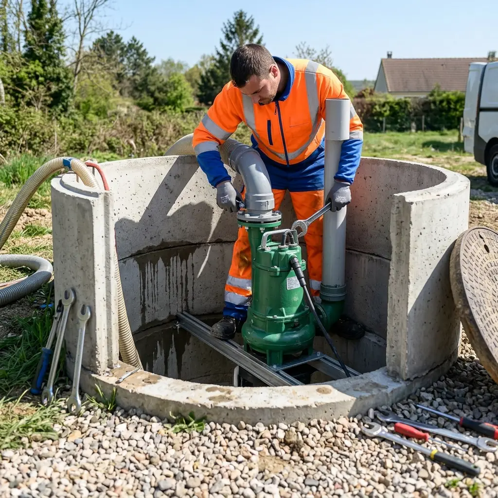 Pompe de relevage eaux usées Grisy-Suisnes (77166)