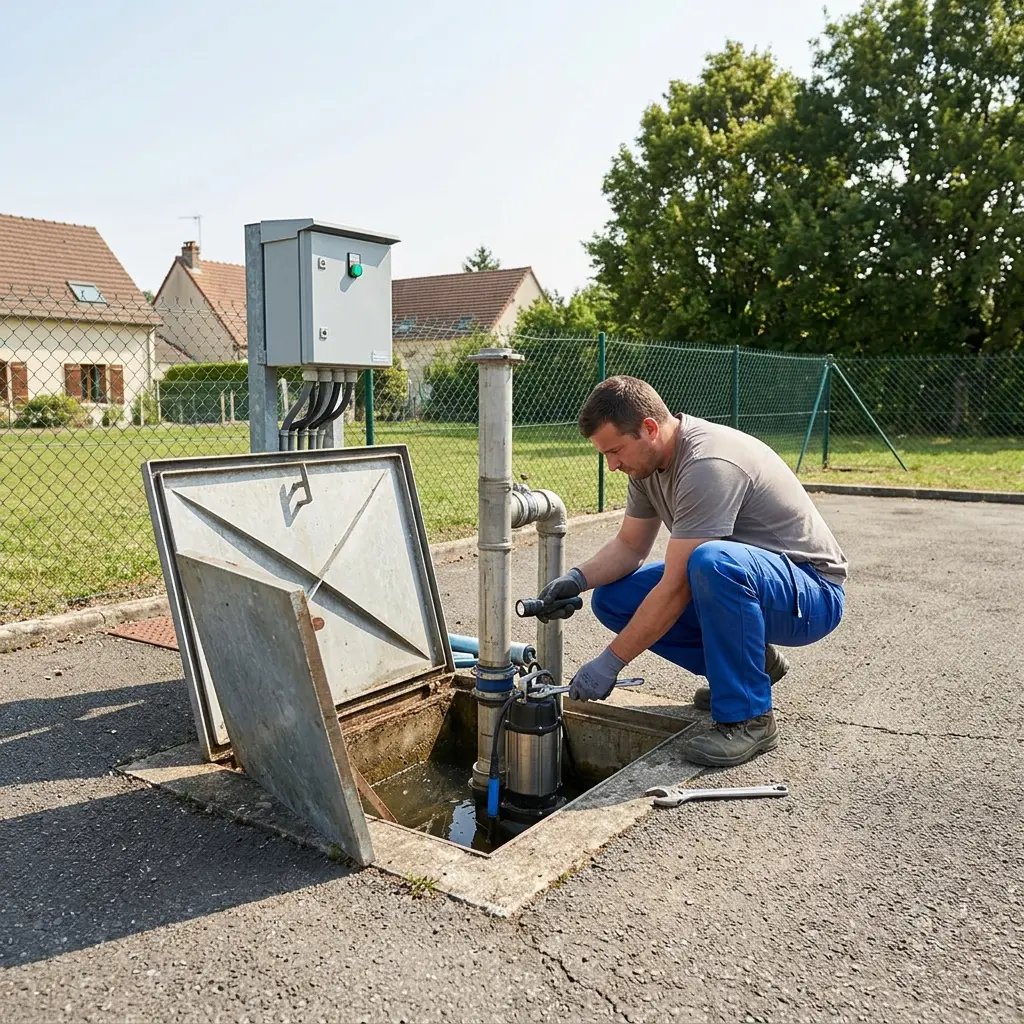 Pompe de relevage eaux usées Moussy-le-Neuf (77230)