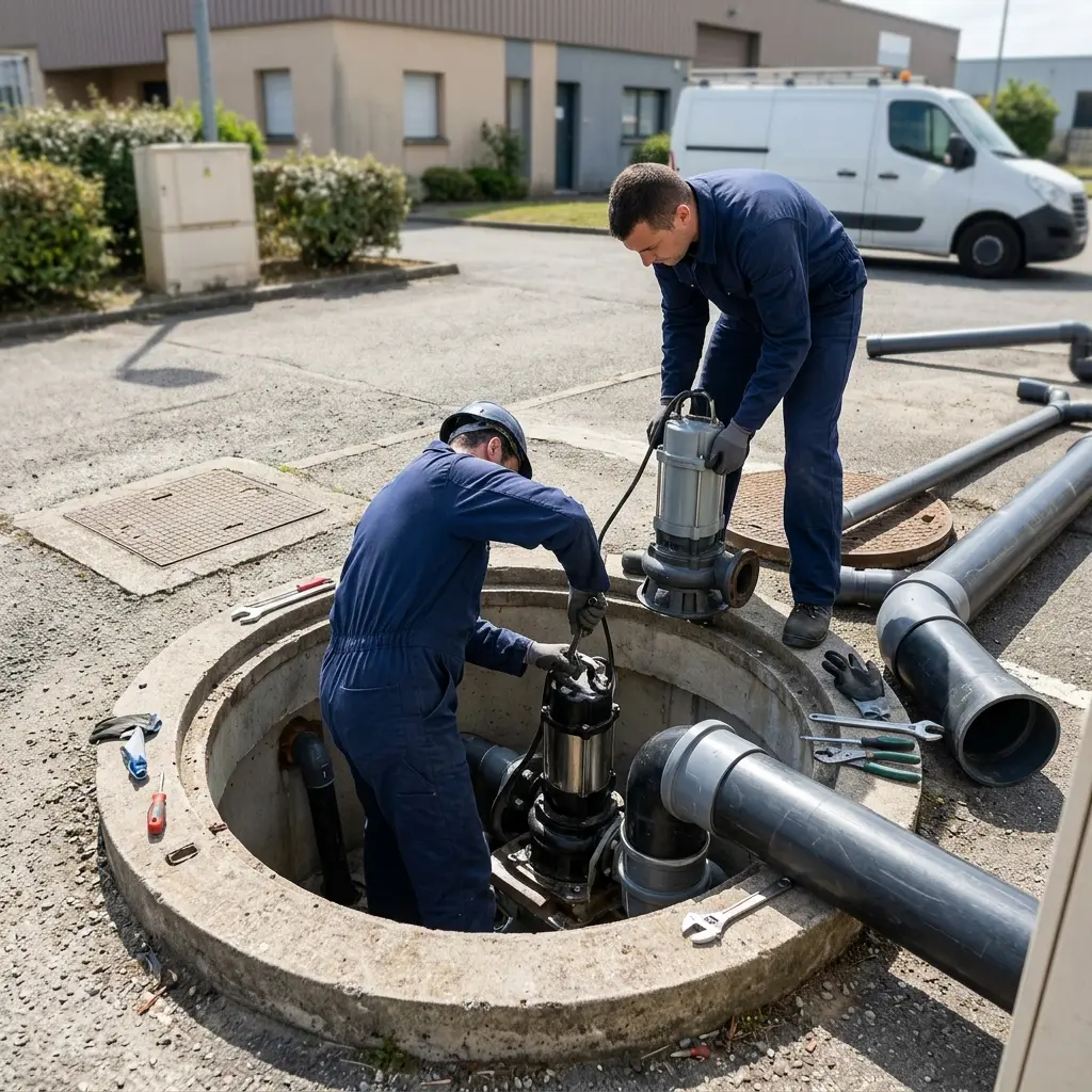 Pompe de relevage eaux usées Mitry-Mory (77290)