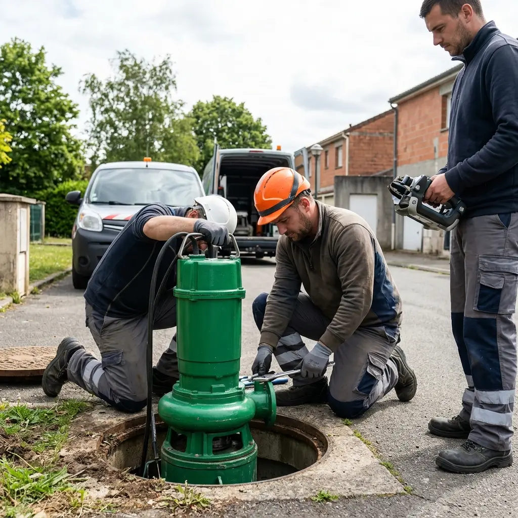 Pompe de relevage eaux usées Claye-Souilly (77410)