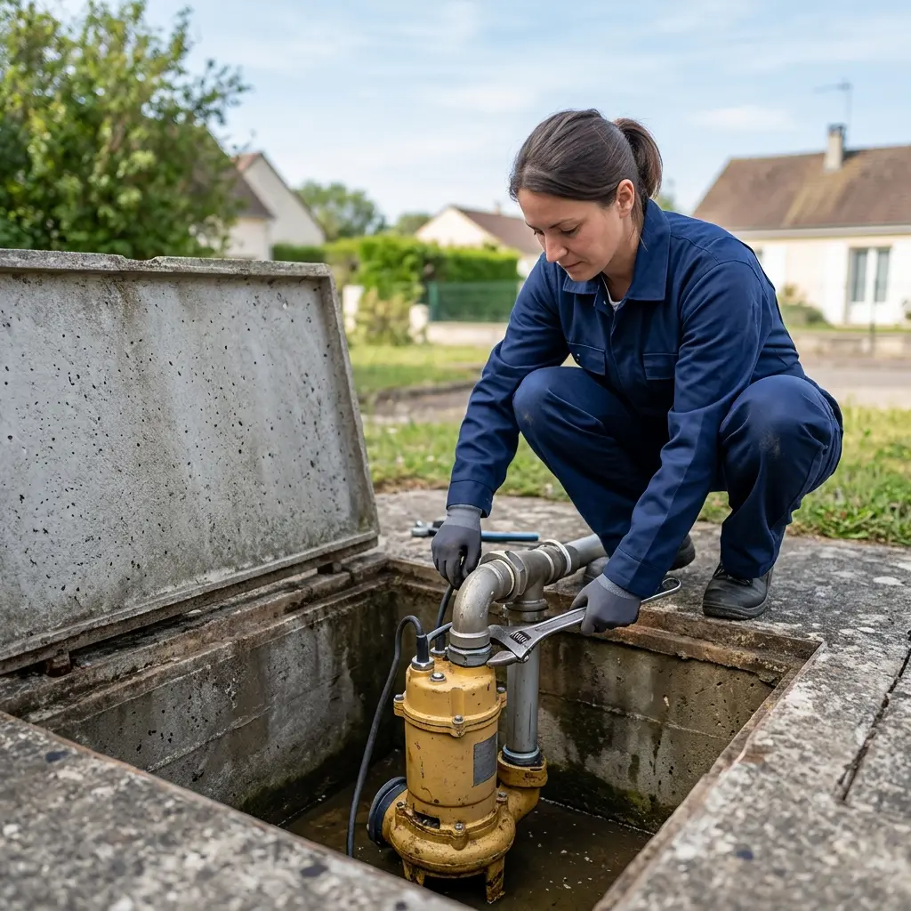 Pompe de relevage eaux usées Souppes-sur-Loing (77460)