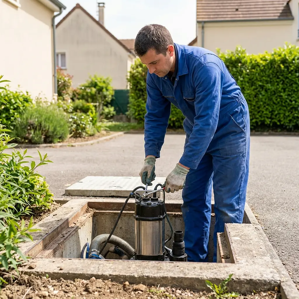 Pompe de relevage eaux usées Rozay-en-Brie (77540)