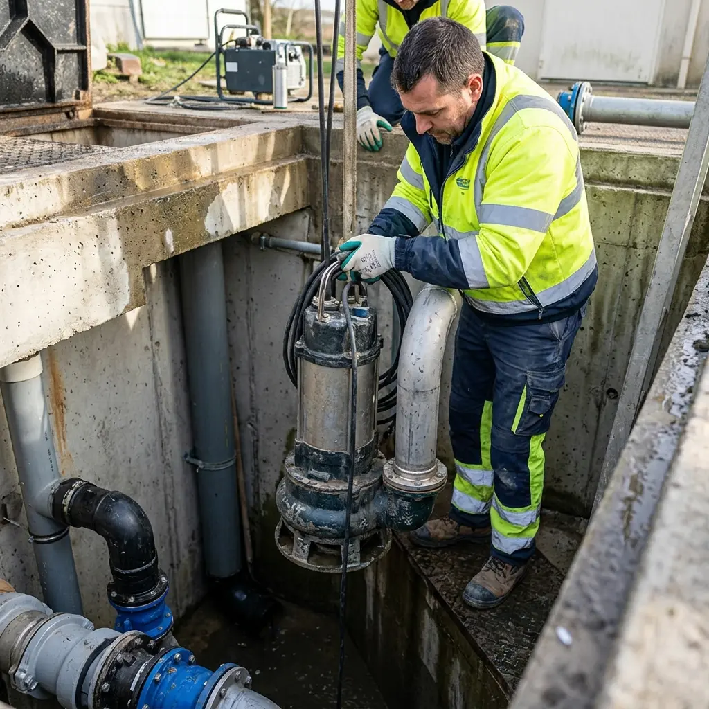 Pompe de relevage eaux usées Villiers-sur-Morin (77580)