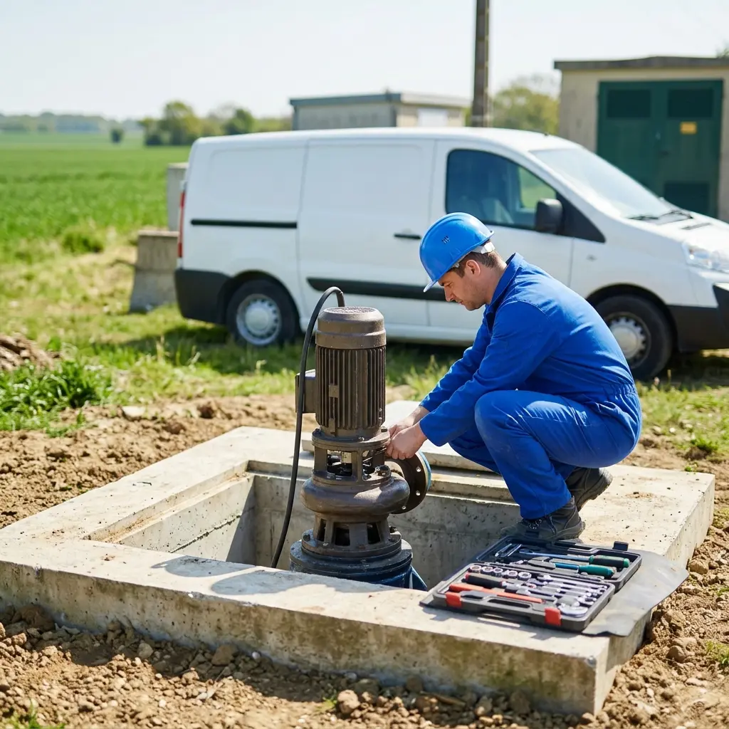 Pompe de relevage eaux usées Le Châtelet-en-Brie (77820)